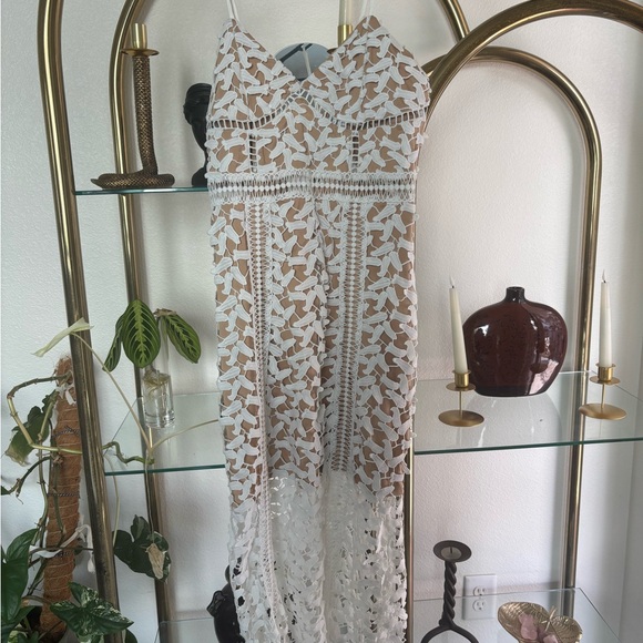 Petal & Pup Dresses & Skirts - Petal & Pup Cream and White Lace Dress